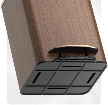 Stylish Modern Luxury Stainless Steel Trash Can with Soft Close Lid Step Pedal and Inner Bucket Ideal for Home Office and Bathroom Large Size Brown Leather Outer Layer - Image 6