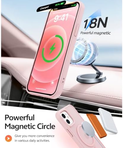 FNTCASE for iPhone 12/12 Pro Case, with Screen Protector, Fit for Magsafe - Image 3