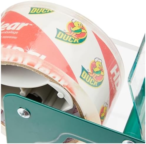 Duck HD Clear Packing Tape Dispenser Heavy Duty Packaging Tape Gun for Packing Boxes, Shipping and Moving - Includes 1 Refill Roll of HD Clear 1.88 in. x 50 Yards - Foam Handle (287398) (Pack of 4) - Image 2