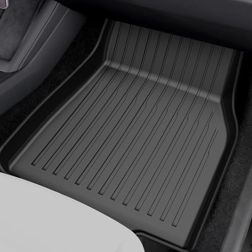 All-Weather TPE Floor Mats 9PCS -Compatible with Model Y Juniper 2025-2026, Full Coverage Cargo Liner & Frunk Mat Heavy-Duty Anti-Slip Interior Accessories(Not for Standard) - Image 3