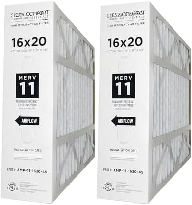 AMP-11-1620-45 (2-Pack) - 16" x 20" x 4.5" Filter M11, Replacement for Goodman OEM by Unknown