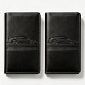 Car Registration and Insurance Holder, Vehicle Document Organizer with Secure Magnetic Closure, Automotive Glove Box Organizer for License, Cards & Essential Paperwork (Black, 2PCS) by Unknown