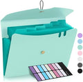 Sooez 7 Pocket Accordion File Organizer, Premium Expanding File Folder by Sooez