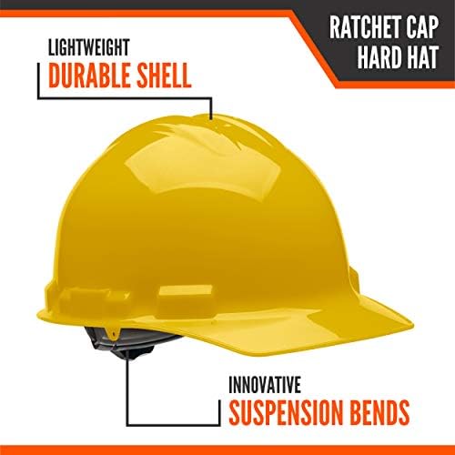 Malta Dynamics Hard Hat – Cap-Style Construction and Safety Hard Hats for Men and Women, 4 Pt. Hard Hat Suspension System, OSHA & ANSI Compliant, Made in the USA - Image 3