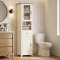 VASAGLE Tall Bathroom Cabinet, Narrow Space Saver, 15.7 x 12.4 x 67.3 inch by VASAGLEbySONGMICSHOME