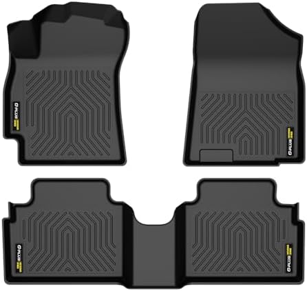 G-PLUS 3PCS Floor Mats Fit Hyundai Elantra 2022,1st & 2nd Row by G-PLUS