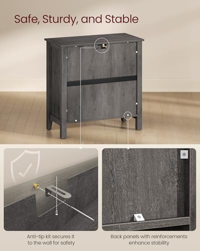 VASAGLE Buffet Cabinet, Coffee Bar with a Drawer, Adjustable Shelf - Image 6