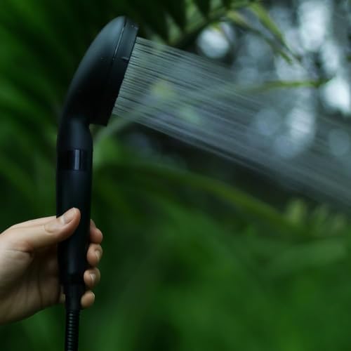 Eskiin Filtered Shower Head - Best HandHeld Shower Head With Filters For Healthy Hair & Skin - High Pressure - Reduce Dandruff, Protect Colored Hair (1.8 Gallon Per Minute California, Polished Black) - Image 5