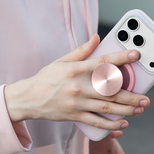 PopSockets Phone Grip for MagSafe, Magnetic Holder- Dusty Rose - Image 4