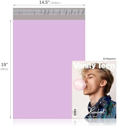 Fuxury Poly Mailers 14.5x19" 400Pcs,Bulk Shipping Bags For Clothing - Image 2