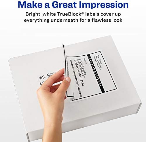 Avery TrueBlock Shipping Labels, Sure Feed, Permanent, 3-1/3" x 4", White, 120 Labels Total (32134) (Pack of 10) - Image 6