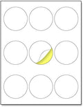 2.5 inch Round Labels Printable Circle Stickers - 8.5" x 11", 30 Sheets by TownStix