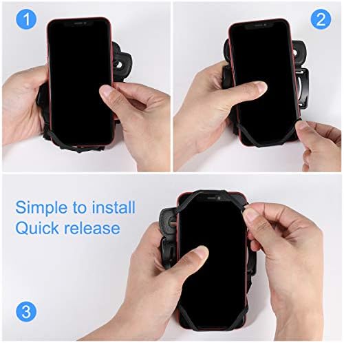 VUP Wristband Phone Holder, 360° Rotatable Forearm Armband for iPhone Samsung, Fits All 4-6.9 Inch Smartphones (Pack of 10) - Image 2