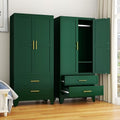 GAIOUS 71" Wardrobe Cabinet with 2 Doors, 1 Adjustable Shelf and 2 Drawers by GAIOUS