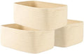 KALLAX Small Woven Storage Basket for Organizing, 13.5x9.5x5 inches, 3 Pack by KALLAX