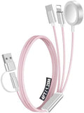 1Pack Travel Essentials for Apple Watch Charger,3-in-2 Multi Charging Cable by Accessoriesforphoneandelectricproducts