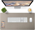Bloss Pearl Gray Desk Mat 31.5"x15.7", Desk Matt for Desktop, Waterproof Large Desk Pad, Computer Mat for Office/Home/Decor/Christmas Desk Mat by Bloss