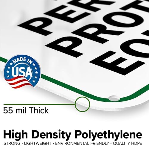 Think Safety First Wear Personal Protective Equipment Sign, 18"x24" - Image 3