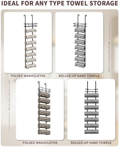 Aetyord Hanging Towel Racks for Bathroom Storage - Image 5