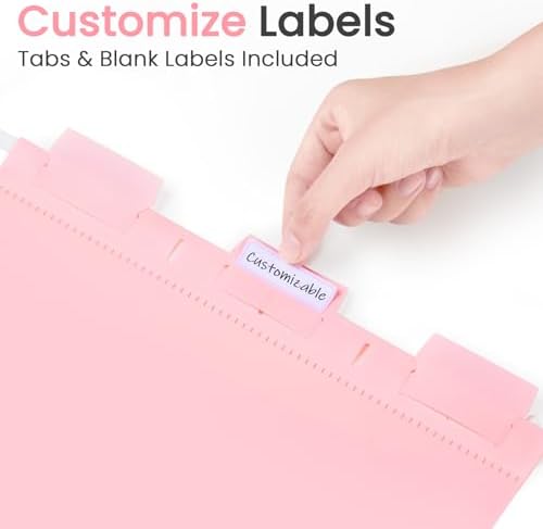 Sooez Extra Capacity Plastic Hanging File Folders, File Organizer - Image 4