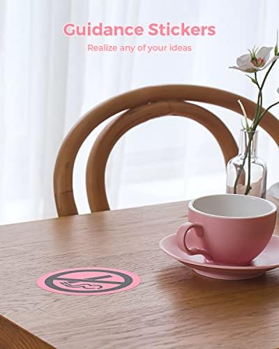 MUNBYN 3 Inch Pink Circle Thermal Labels for Business, 500 Sheets/1 Roll - Image 5