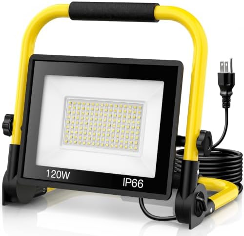 14500LM LED Work Light, 120W Portable Work Light, IP66 Waterproof by SOARFLY