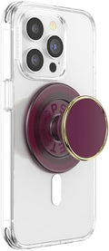 PopSockets Phone Grip for MagSafe, Magnetic Holder- Red Wine by PopSockets