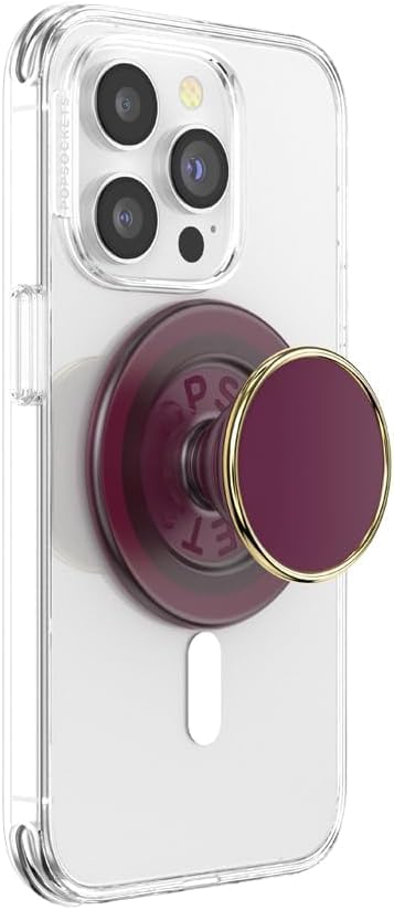PopSockets Phone Grip for MagSafe, Magnetic Holder- Red Wine by PopSockets