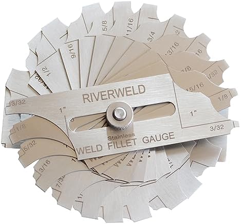RIVERWELD 12 Piece Fillet Weld Set 1/32" increments to 1/2", 1/16" to 1" - Image 5