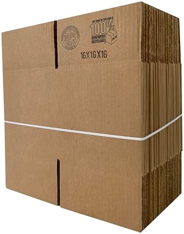 Corrugated Cardboard Boxes, 25 Pack, 16 x 16 x 16 inch - Image 3