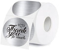 2 Inch Holographic Thermal Labels,Silver Round Thermal Printer Labels,Printable Round Thermal Printer Labels Self-Adhesive Direct Thermal Label(300pcs Brushed Silver) by Unknown