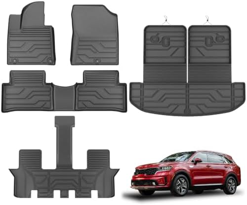 Floor Mats for Kia Sorento 2021-2026 (Not for Hybrid & PHEV) by Partzer