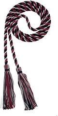 Tassel Depot Graduation Honor Cord - Navy/Maroon/Gray - Every School Color Available - Made In Usa by TasselDepot