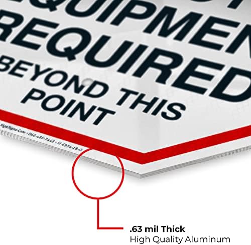 Personal Protective Equipment Required Sign, - Image 6
