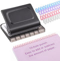10 Hole Binding Machine for Planners with 10PCS 30Hole Spiral Binding Coils by Unknown