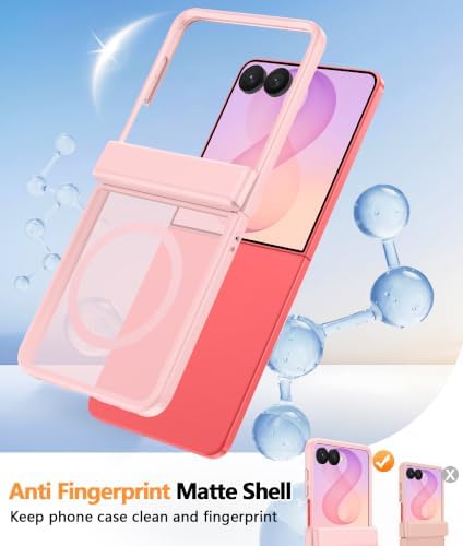 FNTCASE for Samsung Galaxy Z Flip 8 Case, Fit for Magsafe, Screen Protector - Image 4