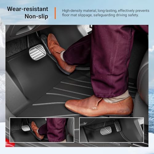 powoq Floor Mats Cargo Mat Compatible with 2022-2024 Ioniq 5 - Image 4