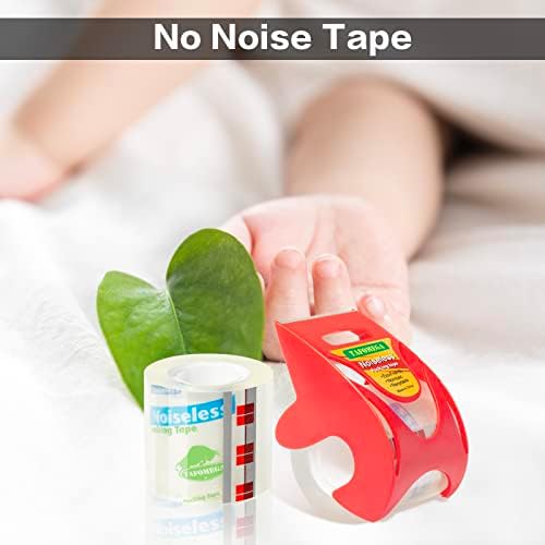 Packing Tape with Dispenser, Noiseless Packaging Tape for Shipping Moving - Image 3