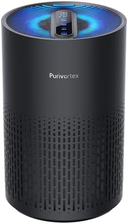Purivortex Air Purifiers for Bedroom, Covers Up to 880 Sq Ft, PX500 Black by Purivortex