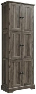ChooChoo 63.2" Tall Bathroom Storage Cabinet with 6 Doors by ChooChoo