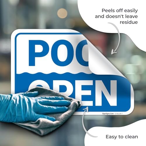 Pool Open Sign, - Image 7