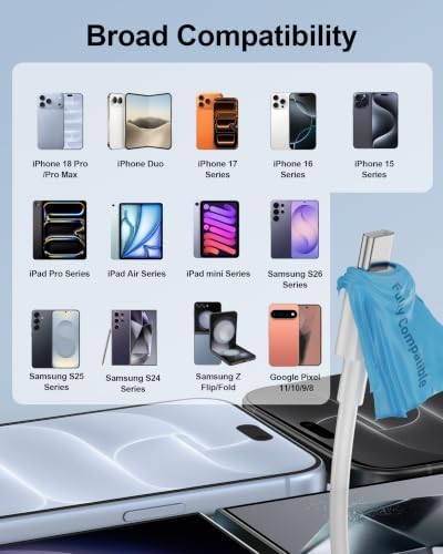 Car Carplay Cable for iPhone 18/18 Pro Max/17/16/15 Pro Max Charger Cord - Image 4