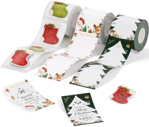 NIIMBOT 3 Rolls Christmas Thermal Label Paper for B1/B21/B2/PRO Label Maker - Image 7