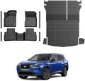 Rogue Floor Mats - Car Mats for Nissan Rogue (No fit Rogue Sport) 2021-2026, All Weather Floor Mats Cargo Liner with Backrest Mat and Door Sill Guards for Rogue Accessories, Heavy Duty Rubber Mats by cartist
