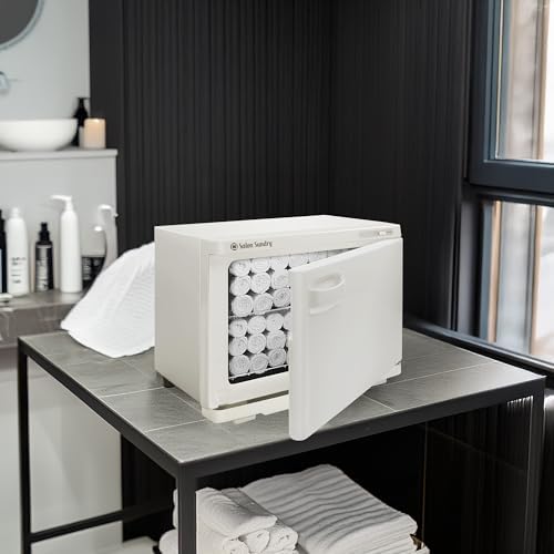 Salon Sundry Professional High Capacity Hot Towel Warmer Cabinet - Facial Spa and Salon Equipment - White - Image 4
