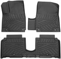 Powerty Floor Mats for 2022-2024 Hyundai Ioniq 5 Limited Only (with Sliding Console) All Weather 3D TPE Anti-Slip Car Liners for 1st & 2nd Row Accessories by Powerty
