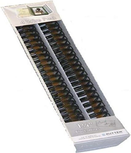 ZUTTER INNOVATIVE PRODUCTS Bind-It-All OWire 1.25" 4/Pkg - Black by Zutter