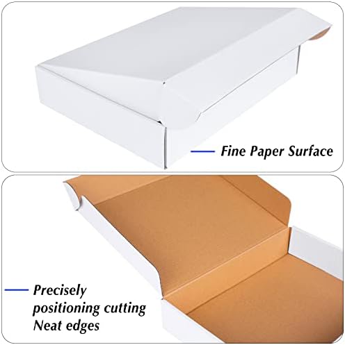 6x4x3 White Cardboard Boxes - 30 Pack Small Shipping Boxes for Small Business Mailing, Corrugated Packaging - Image 4