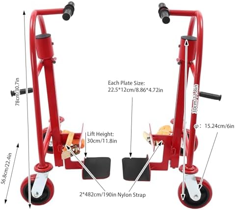 Furniture and Crate Mover, Manual Furniture Mover Equipment 1300lbs Heavy Duty Moving Tool Set Large Furniture Moving Tools Multifunctional Handling Tools for Moving, Warehousing, Furniture Stores - Image 2