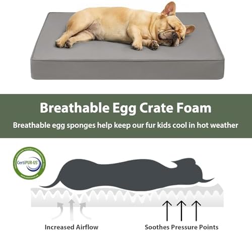 WNPETHOME Outdoor Waterproof Dog Bed Large Sized, Washable Creat Pad 30" - Image 2